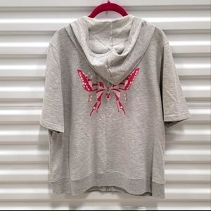 Cato• Hoodie• Women's Plus Size 18/20• Zip Up Butterfly Design• Pockets • NWOT